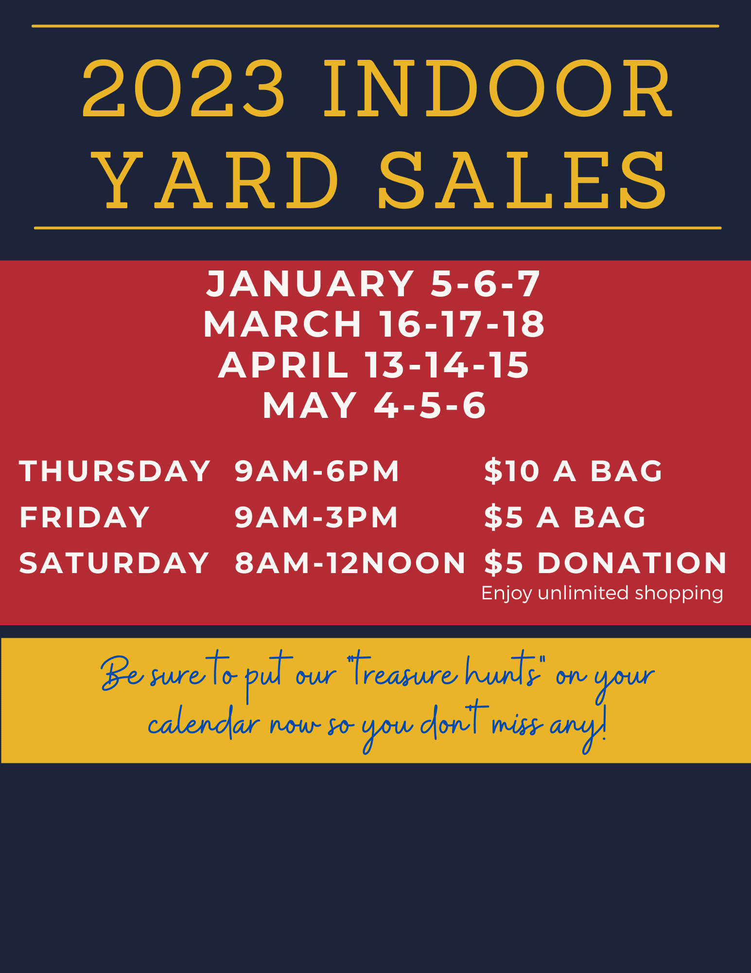 Indoor Yard Sale